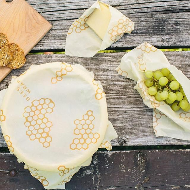 Bee's Wrap Reusable Food Wraps Assorted   3 per pack - McGrocer