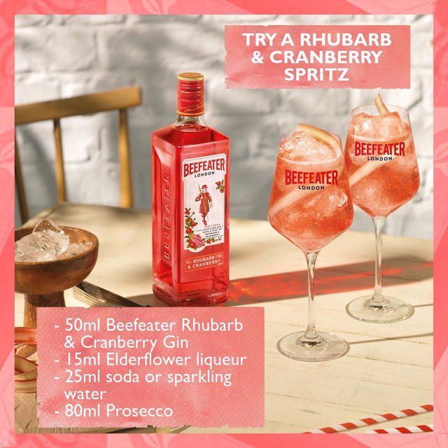 Beefeater Rhubarb Pink Gin   70cl - McGrocer