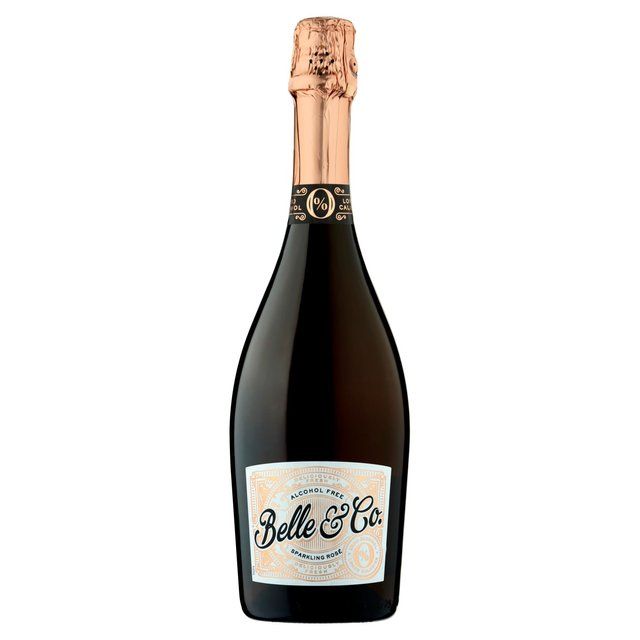 Belle & Co Rose Alcohol Free Sparkling Wine   75cl - McGrocer