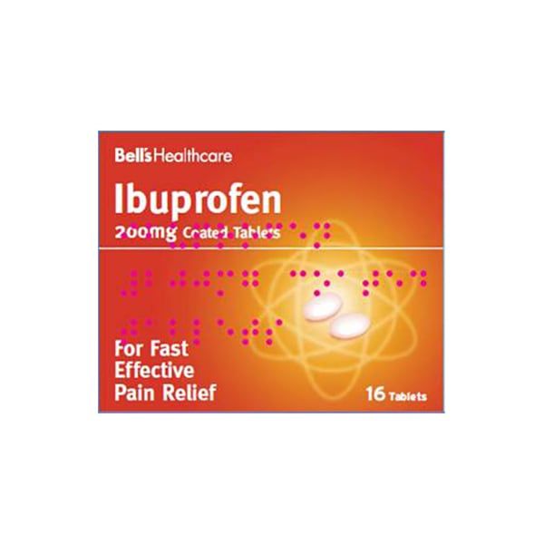 Bells Ibuprofen 16 Tablets 200mg - McGrocer