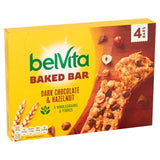Belvita Dark Chocolate & Hazelnut Baked Bar  Multipack   4 per pack - McGrocer