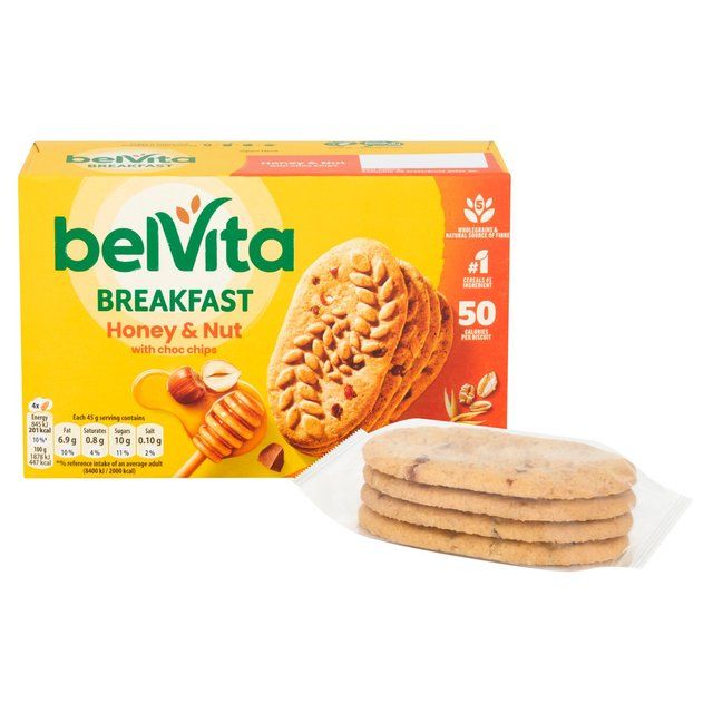 Belvita Honey & Nuts Choc Chips Breakfast Biscuits   5 per pack - McGrocer