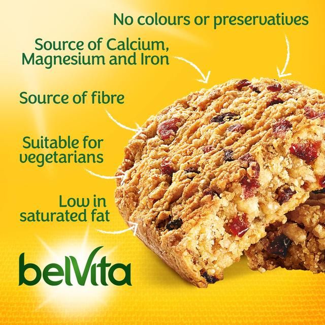 Belvita Red Fruits Soft Bakes Breakfast Biscuits   5 x 50g - McGrocer