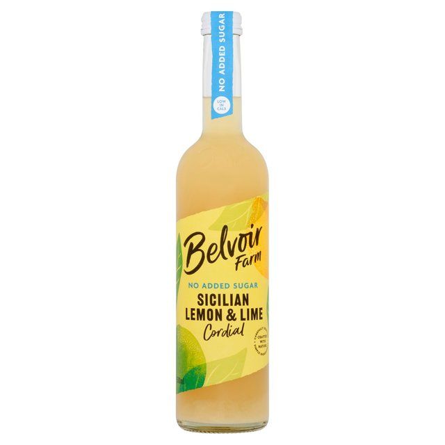 Belvoir Farm No Added Sugar Sicilian Lemon & Lime Cordial   500ml - McGrocer