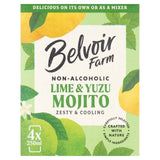 Belvoir Farm Non Alcoholic Lime & Yuzu Mojito   4 x 250ml - McGrocer