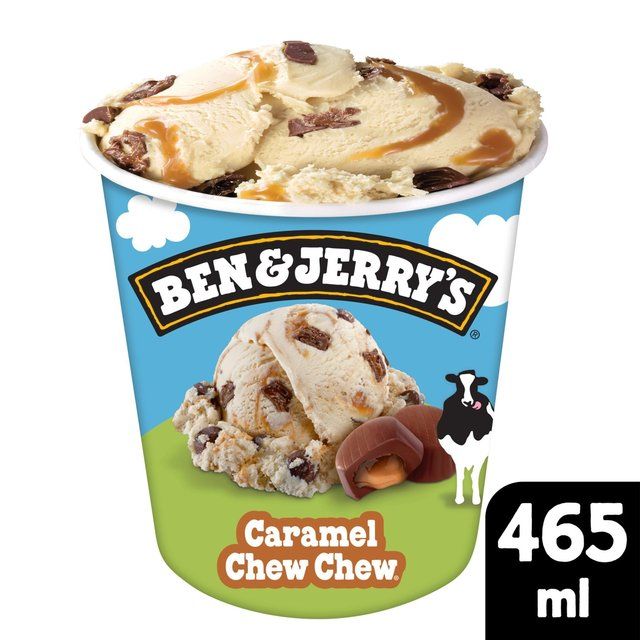 Ben & Jerry's Caramel Chew Chew Ice Cream Tub   465ml - McGrocer