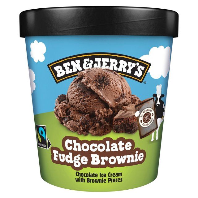 Ben & Jerry's Chocolate Fudge Brownie Ice Cream Tub   465ml - McGrocer