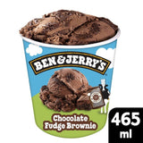 Ben & Jerry's Chocolate Fudge Brownie Ice Cream Tub   465ml - McGrocer