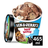 Ben & Jerry's Half Baked Vanilla & Chocolate Ice Cream Tub   465ml - McGrocer