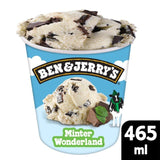 Ben & Jerry's Minter Wonderland Mint Ice Cream Tub   465ml - McGrocer