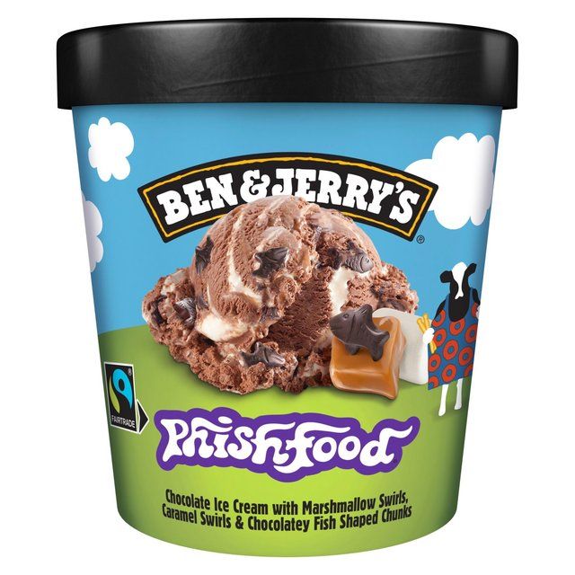 Ben & Jerry's Phish Food Chocolate & Marshmallow Ice Cream Tub   465ml - McGrocer