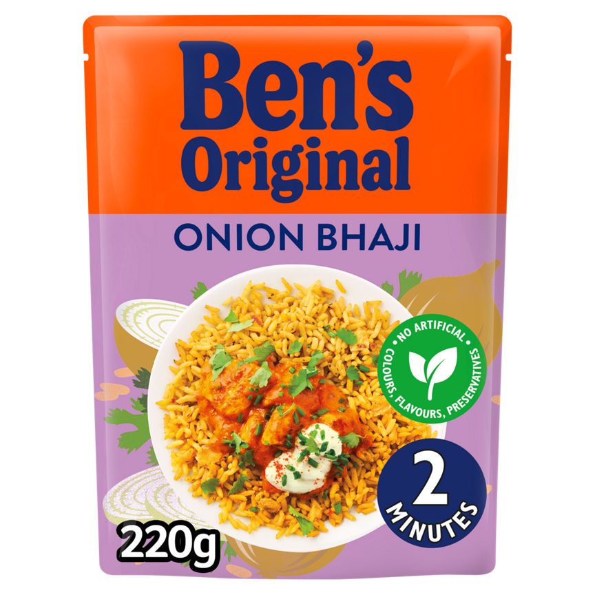 Ben's Original Onion Bhaji Microwave Rice - McGrocer