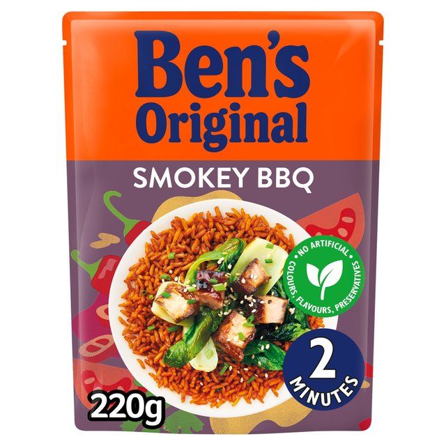 Ben's Original Smokey BBQ Microwave Rice   220g - McGrocer