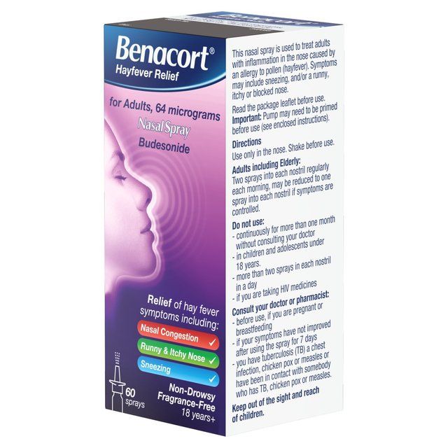 Benacourt Hayfever Relief Spray   10ml - McGrocer