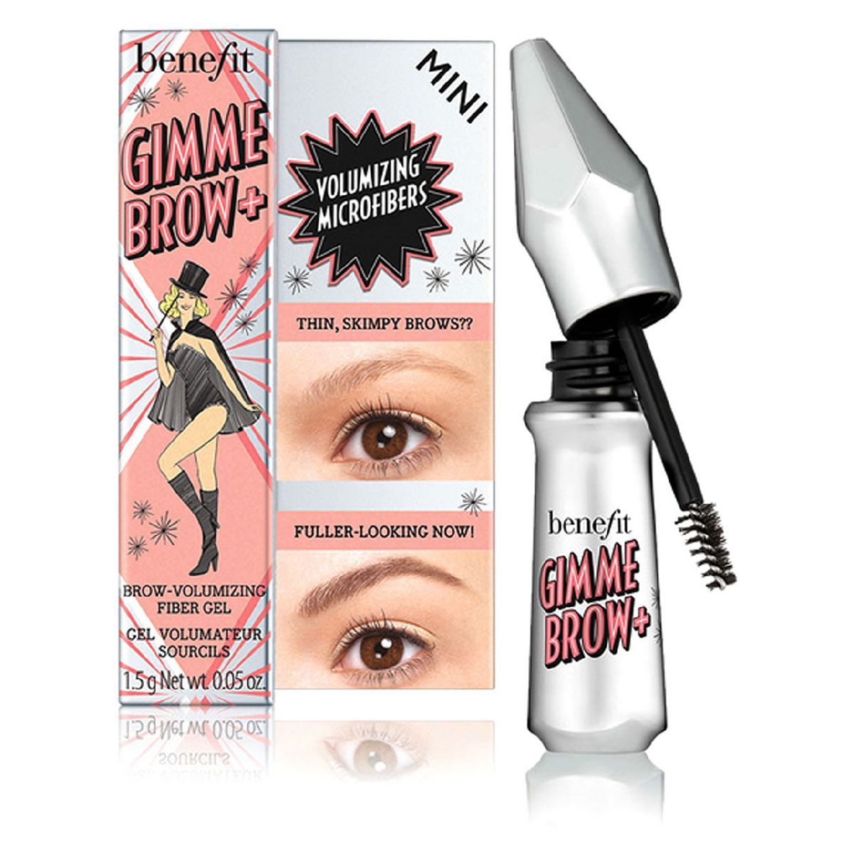 Benefit Gimme Brow+ Volumising Eyebrow Gel Mini - McGrocer