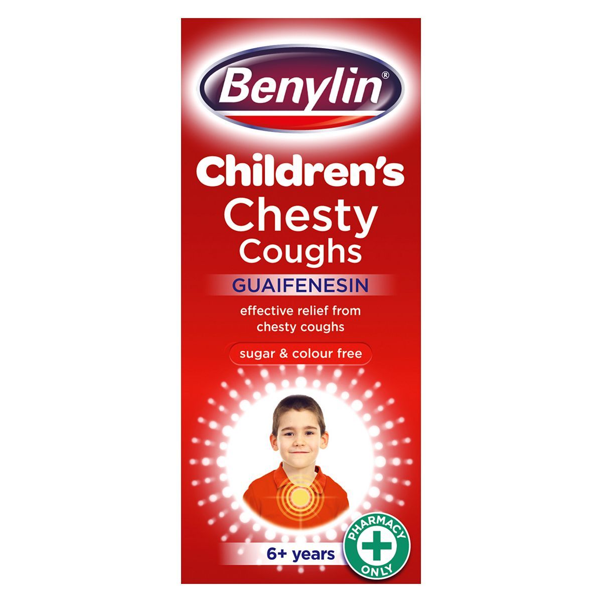 Benylin Children's Chesty Coughs 6 - 12 Years Strawberry - 125ml - McGrocer