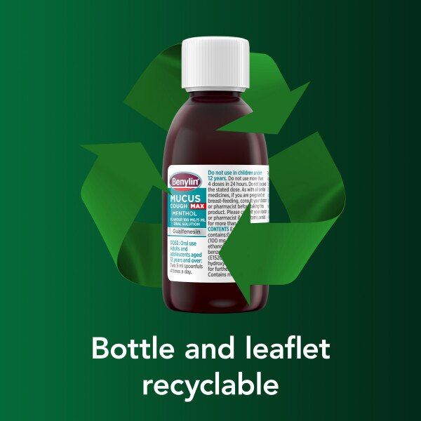 Benylin Mucus Cough Max Menthol Syrup 150ml - McGrocer