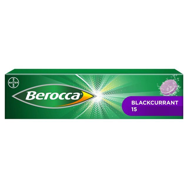 Berocca Blackcurrant Energy Vitamin Effervescent Tablets   15 per pack - McGrocer