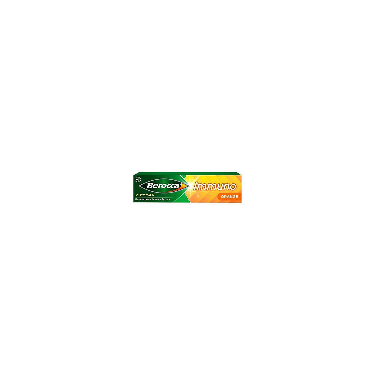 Berocca Immuno Effervescent Tablets Orange Flavour 15s - McGrocer