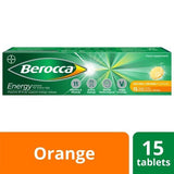 Berocca Natural Orange Sugar Free Effervescent 15 Tablets - McGrocer