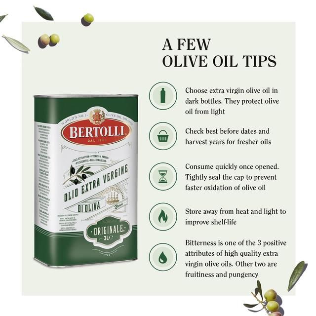 Bertolli Extra Virgin Olive Oil Originale   3L - McGrocer