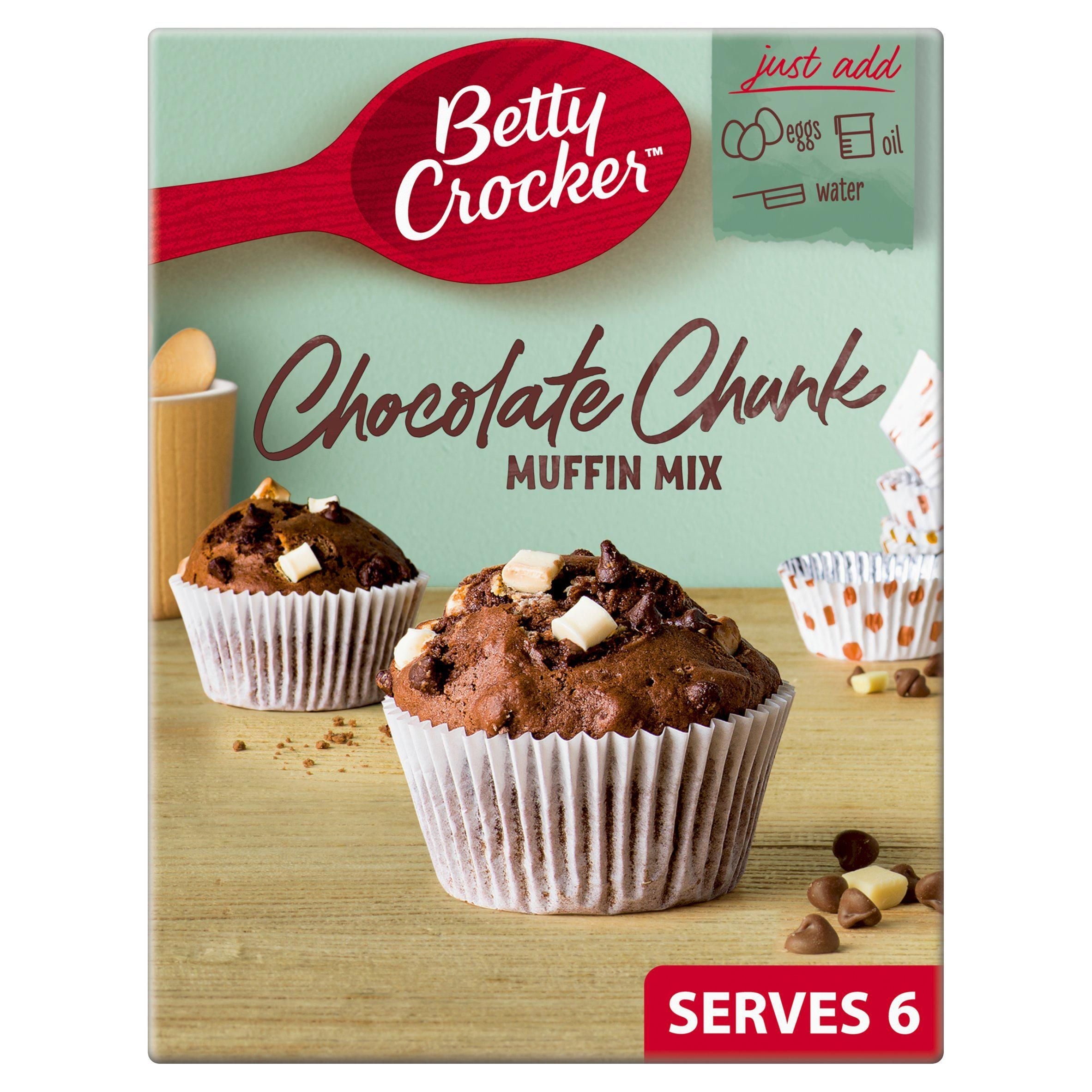 Betty Crocker Chocolate Chunk Muffin Mix Kit 335g - McGrocer