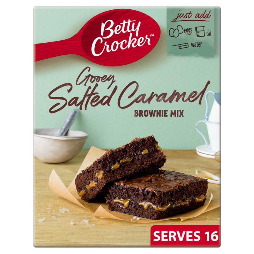 Betty Crocker Delights Gooey Salted Caramel Brownie Mix - McGrocer
