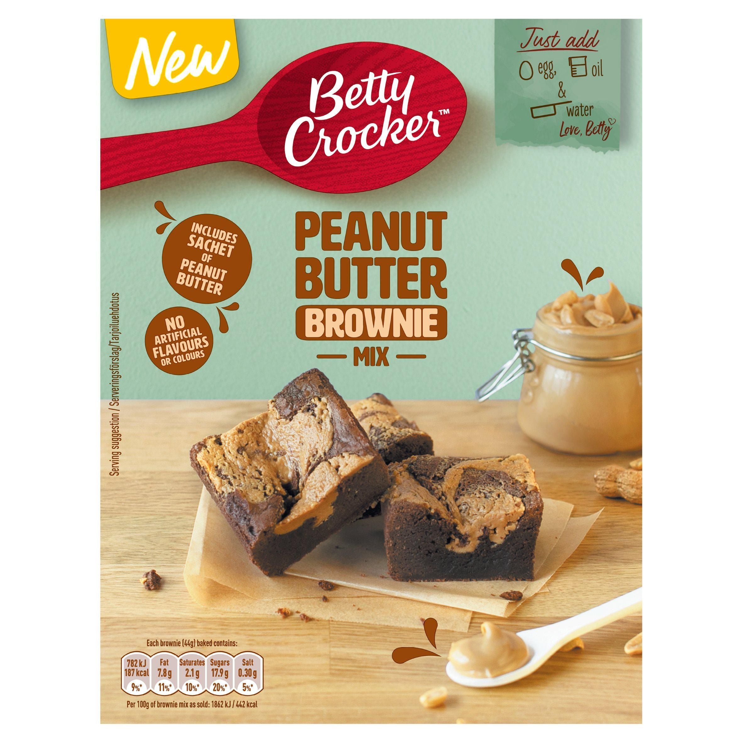 Betty Crocker Peanut Butter Brownie Mix 350g - McGrocer