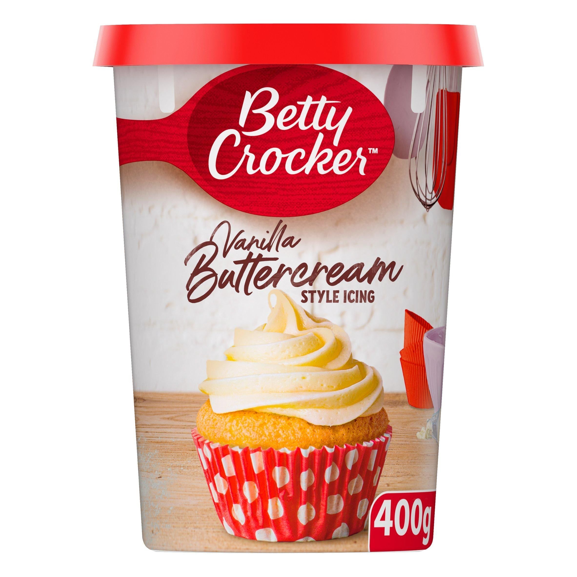 Betty Crocker Vanilla Buttercream Style Icing 400g - McGrocer