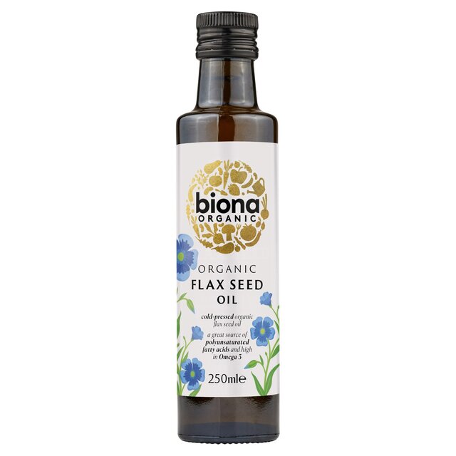 Biona Organic Cold Pressed Flax Seed Oil   250ml - McGrocer