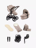 egg3 Pushchair, Carrycot & Accessories with Maxi-Cosi Pebble 360 Pro Car Seat and Base Luxury Bundle - McGrocer