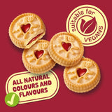 Jammie Dodgers Raspberry Biscuits Minis Multipack   6 per pack - McGrocer