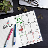 BIC 4 Colours Shine Retractable Ballpoint Pens Pack of 3 - McGrocer