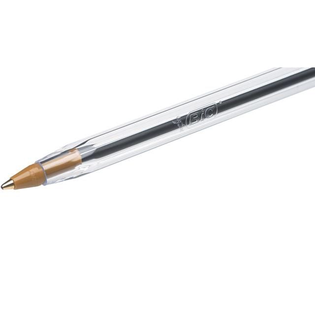 BIC Cristal Original Ballpoint Pens Black Box of 10   10 per pack - McGrocer
