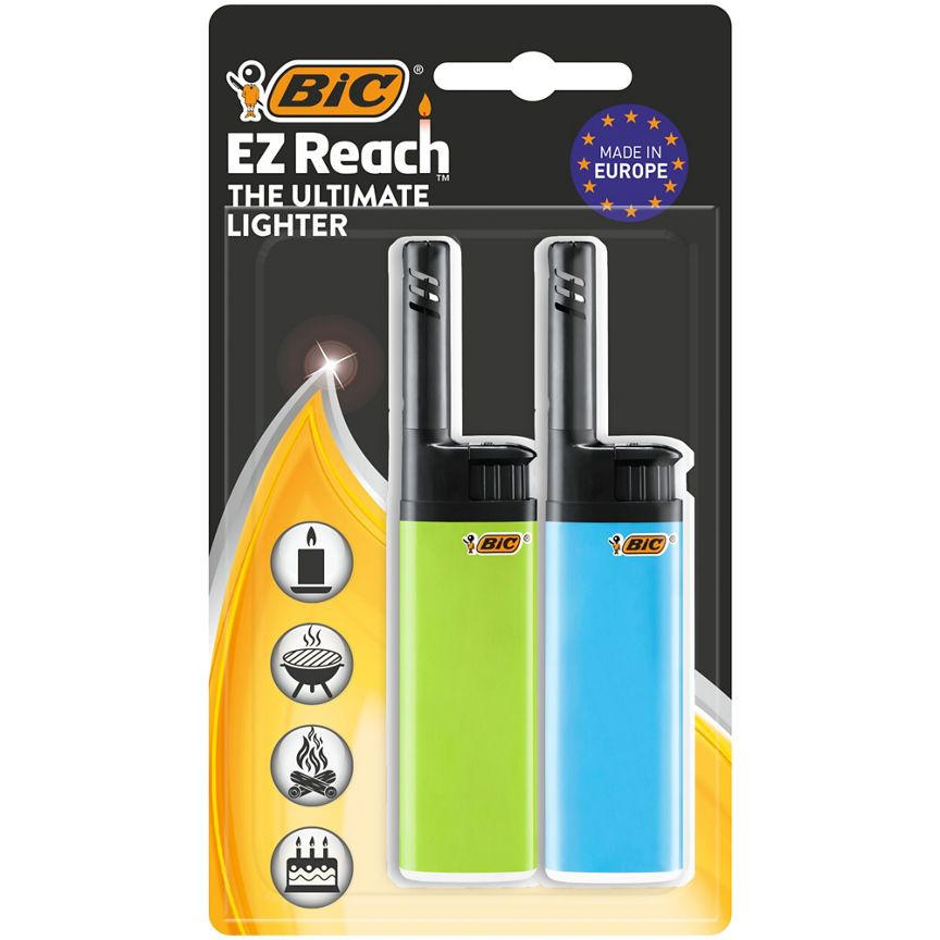 Bic EZ ReachTM The Ultimate Lighter - Set of 2 - McGrocer