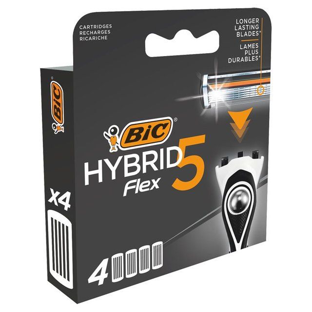BIC Hybrid 5 Razor Blades   4 per pack - McGrocer