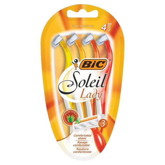 BIC Soleil Lady Disposable Women's Razors Aloe Vera   4 per pack - McGrocer