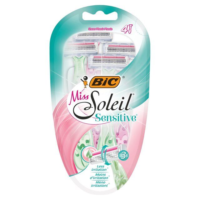 BIC Soleil Sensitive Disposable Women's Razors   4 per pack - McGrocer