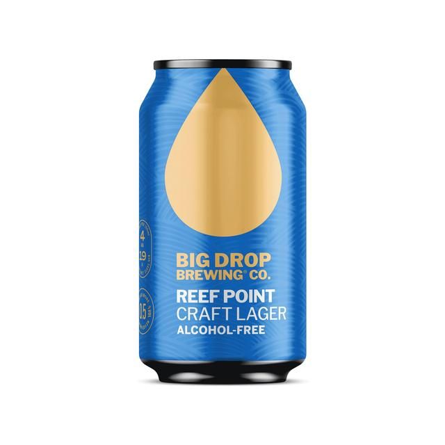 Big Drop Reef Point Alcohol Free Craft Lager   330ml - McGrocer