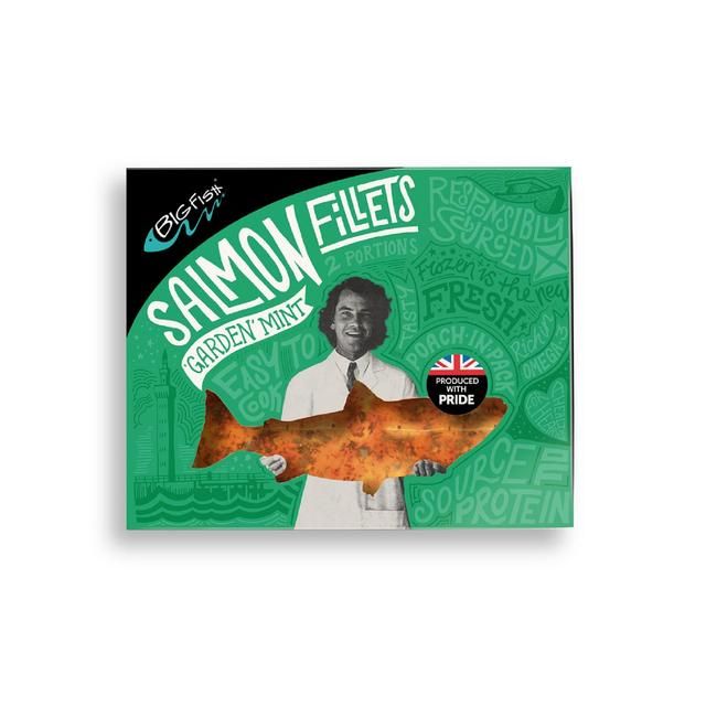 BigFish Garden Mint Salmon Fillets Frozen   250g - McGrocer