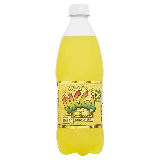 Bigga Pineapple Flavour Soft Drink   600ml - McGrocer