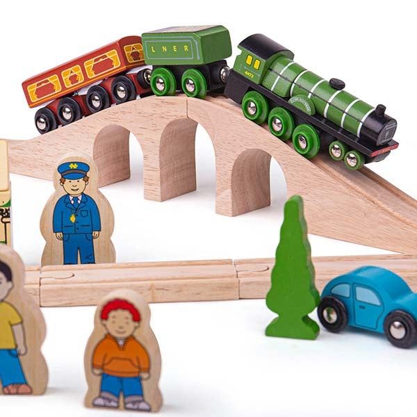 Bigjigs Rail Flying Scotsman Train Set - McGrocer