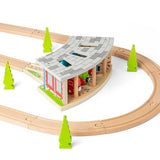Bigjigs Rail Triple Engine Shed - McGrocer