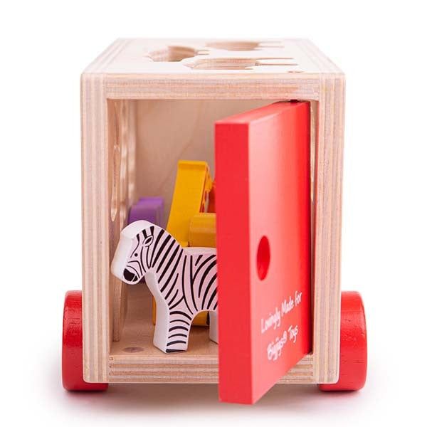 Bigjigs Toys Safari Sorting Lorry Toy - McGrocer