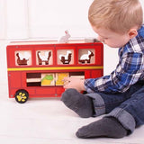 Bigjigs Toys Shape Sorter Bus Toy - McGrocer