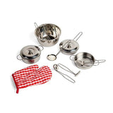 Bigjigs Toys Stainless Steel Kitchenware Set - McGrocer
