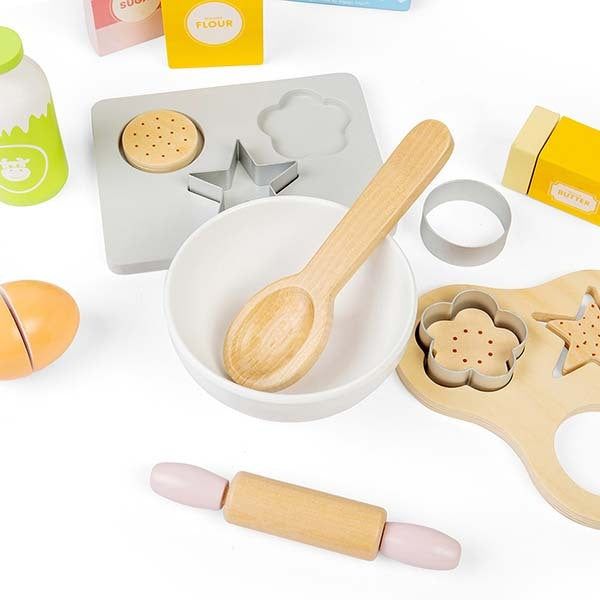 Bigjigs Toys Wooden Cookie Baking Set - McGrocer