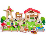 Bigjigs Toys Wooden Farm Playset - McGrocer
