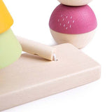 Bigjigs Toys Wooden Forest Stacker - McGrocer