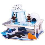 Bigjigs Toys Wooden Polar Glacier Playset - McGrocer